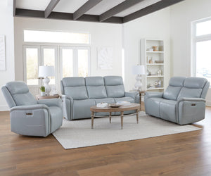 Cascade - Power Recliner (Set of 2) - Seamist Gray