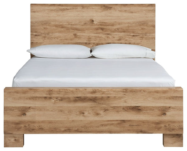 Hyanna - Tan - King Panel Bed