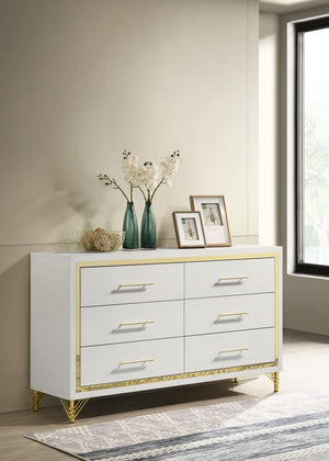  it features a refined look with spacious drawers ideal for everything from clothing to accessories and linens. Its bright white finish is cris