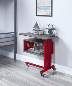 KD 3 Wheels Included Wheel Stop Included Table Top Thickness: 15mm<br/><br/><b>Product Features</b><ul><li>3 Wheels Included</li><li>Wheel Stop Included</li><li>Wall Shelf Included</li><li>Cargo Container Style</li><li>Metal Base & Wooden Top</li><li>Case