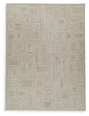 Pairing dynamic geometric shapes with subtle neutral colors, this area rug communicates a decidedly relaxed vibe. It works as well in a casual space as it does in a contemporary loft. Best of all, youâ€™ll love how the hand-tufted soft pile is an unparall