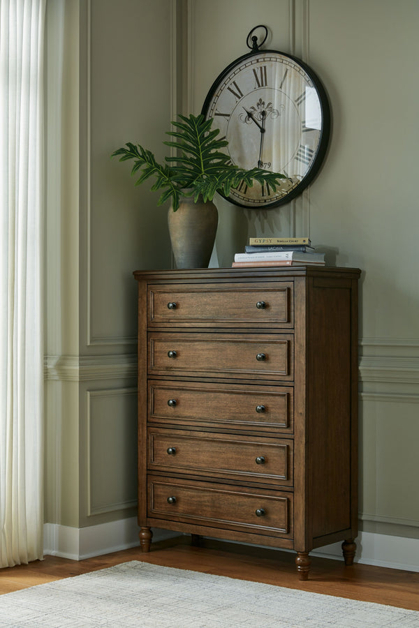  inviting and beautifully in the moment. Case in point: this chest of drawers. Merging a thick profiled top and simple bead moulding with a relaxed sensibility