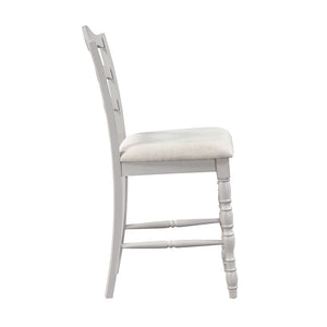  Antique White & Weathered Oak