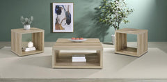 Frisco - 3 Piece Coffee And End Table Set - Distressed Pine