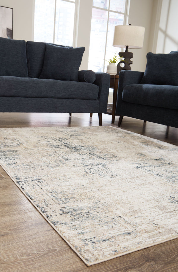 Gentor - Blue / Ivory - Medium Rug