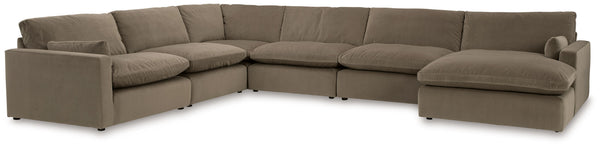 Find yourself inspired by elevated yet functional style. This sectional with chaise balances ultra-soft seating with a clean-cut appearance. Its modular design caters to your needs, whether youâ€™re making space for guests or setting up a cozy family movi