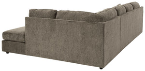 O'Phannon - Putty - Right Arm Facing Corner Chaise 2 Pc Sectional