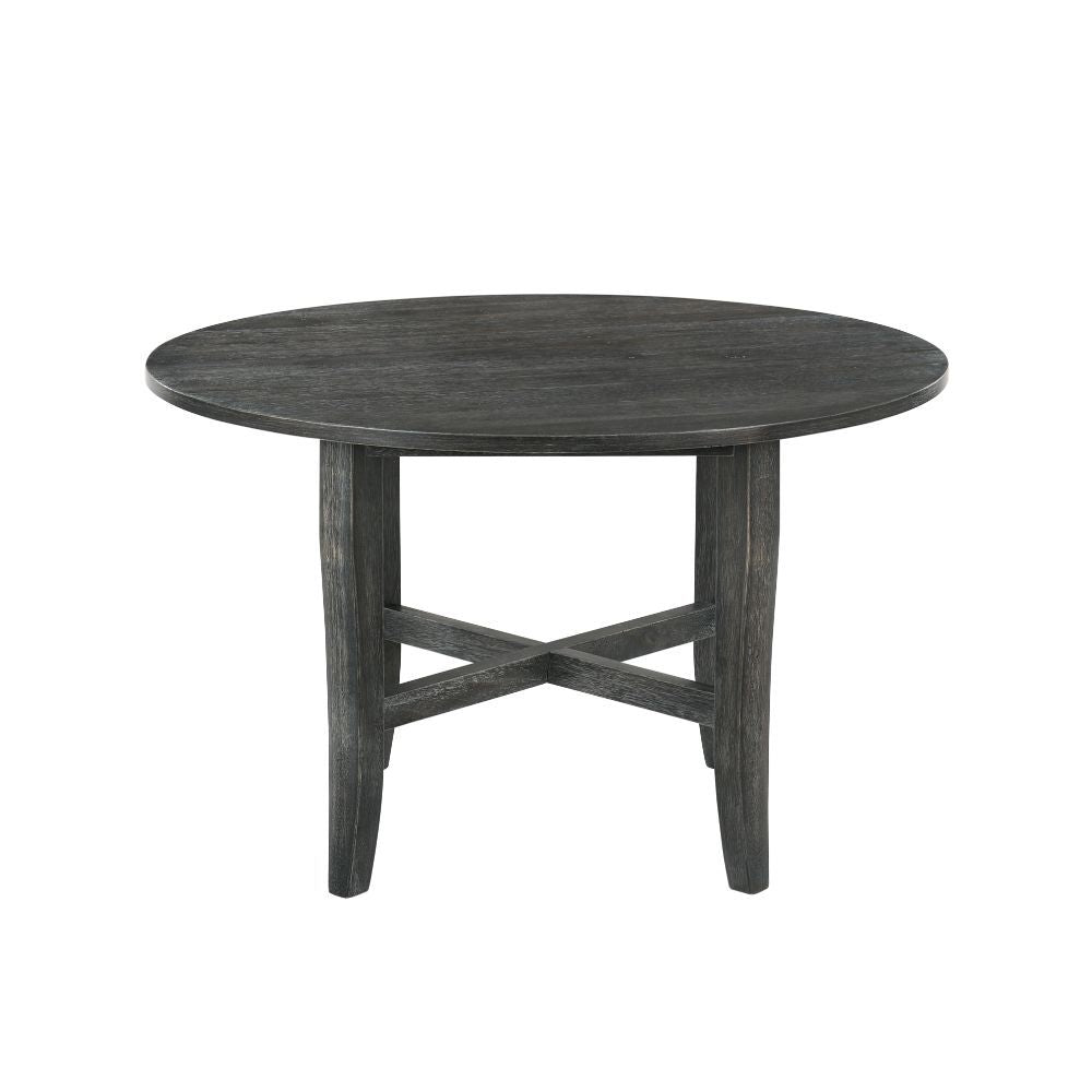 Looking for the right amount of rustic to your chic, look no further this Kendric dining table is ideal for a modern farmhouse aesthetic. Excellent for a family of four, this makes the perfect dining or breakfast table. Sporting an inviting round table to