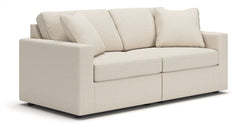 Looking cool and contemporary is great. But when it comes down to it, youâ€™re all about low-maintenance lounging. With the performance fabric on this sectional loveseat, cleaning spills is a breeze. And its customizable modular design caters to your ever