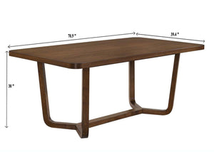 Salerno - 6 Piece Dining Room Set - Brown