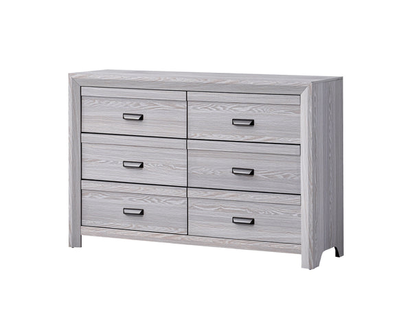 Adelaide - Twin 4 Piece Upholstered Bedroom Set - Drift Wood
