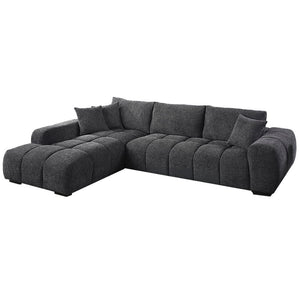 Chosen - Sectional Sofa With 3 Pillows - Gray