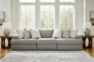  with bold beveled block arms that are softened by bullnose â€œwaterfallâ€ cushions. Best of all