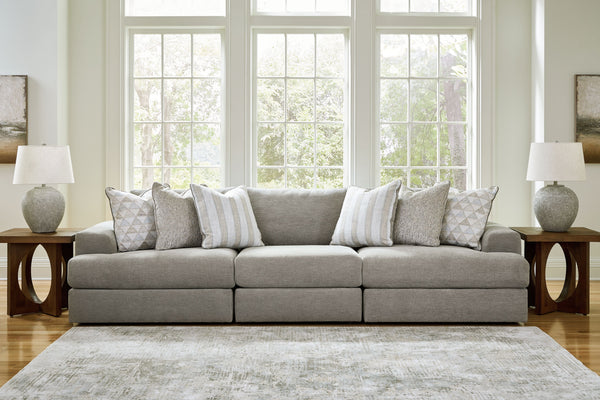  with bold beveled block arms that are softened by bullnose â€œwaterfallâ€ cushions. Best of all