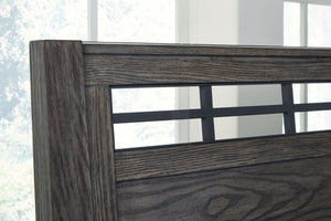 Montillan - Grayish Brown - King Panel Bed