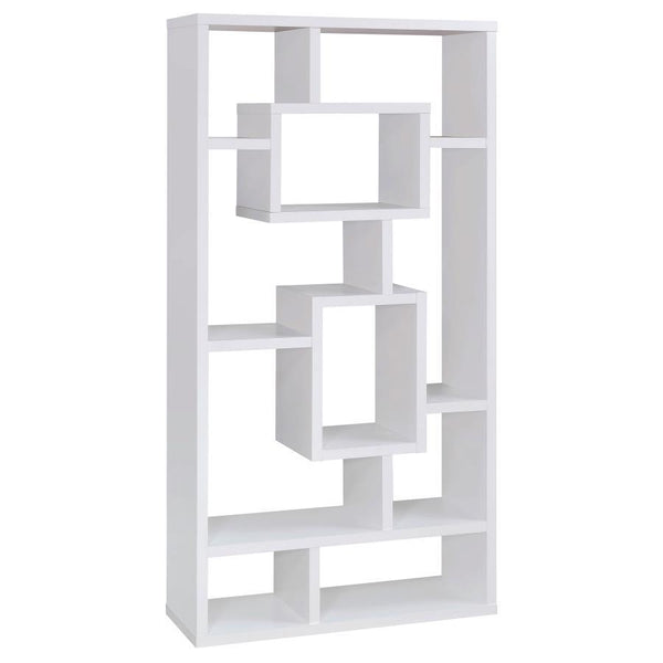 Corey - 71## 8-Shelf Bookshelf - White