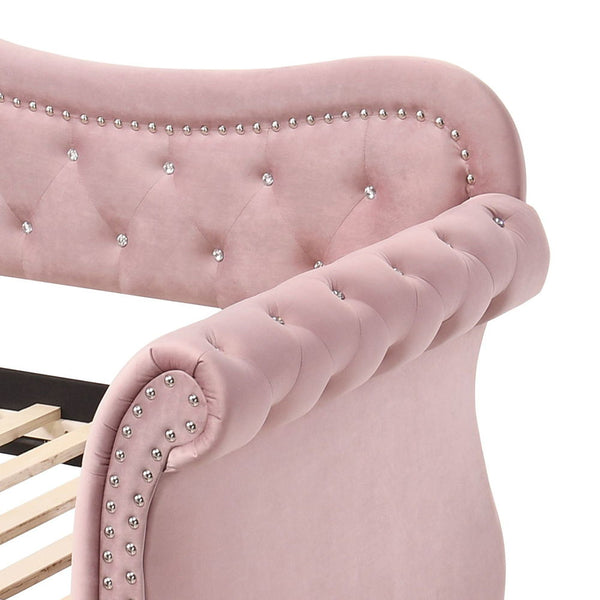 Adkins - Daybed - Pink Velvet
