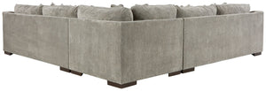 Bayless - Smoke - Corner Sofa 3 Pc Sectional