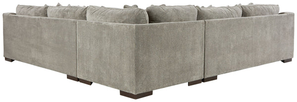 Bayless - Smoke - Corner Sofa 3 Pc Sectional