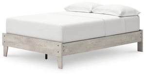 Shawburn - Whitewash - Platform Full Bed