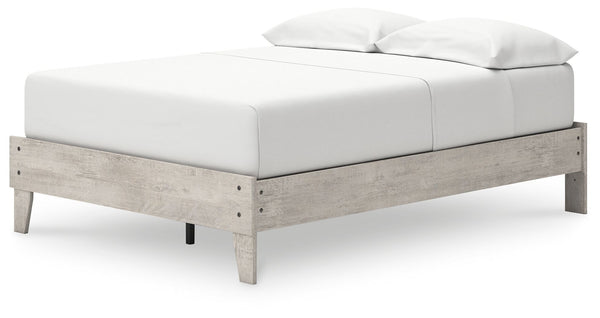 Shawburn - Whitewash - Platform Full Bed