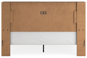 Vessalli - Gray - King Panel Bed