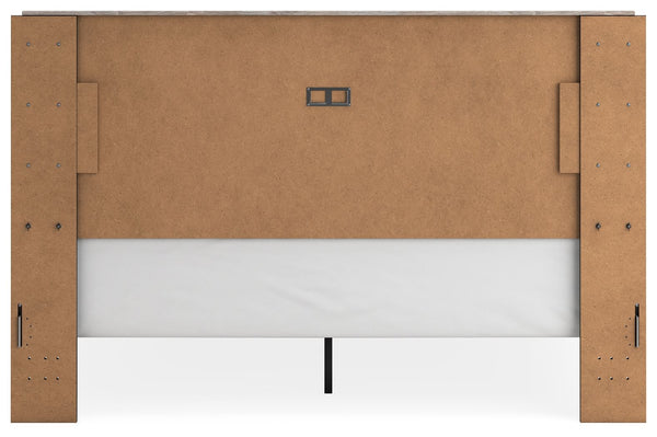 Vessalli - Gray - King Panel Bed