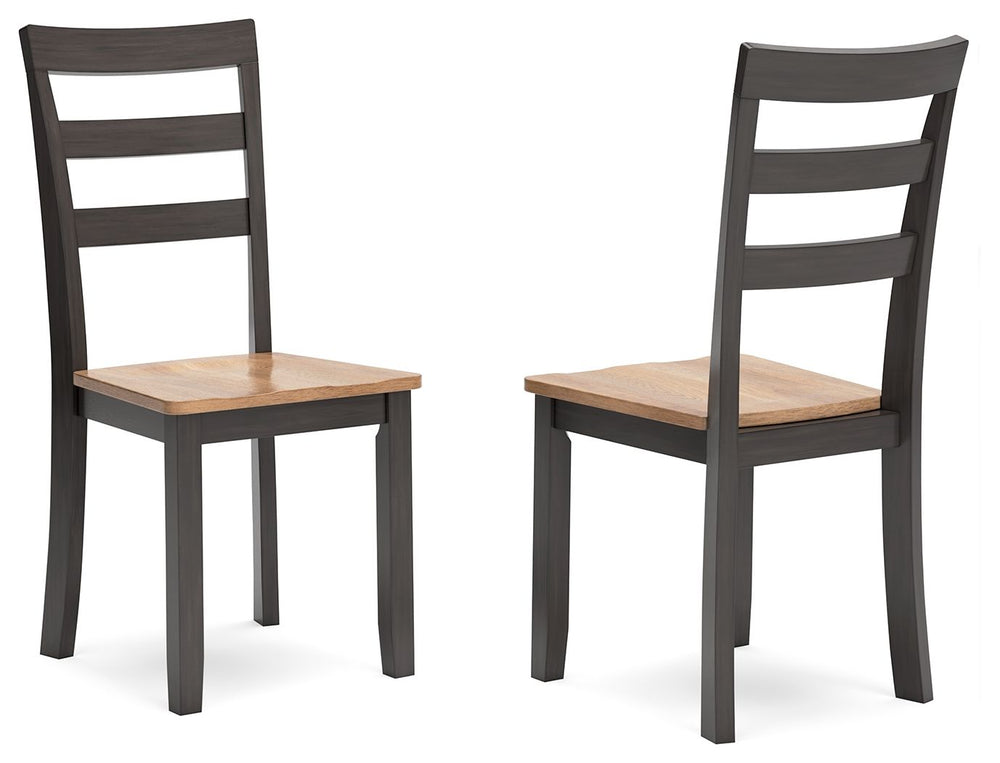 Complement your homeâ€™s simply relaxed sensibility with this dining chair. A handsome dark brown hue offers a chic contrast to the natural wood tone, for a neutral look that vibes with a variety of aesthetics. Its hard, contoured seat design prioritizes 