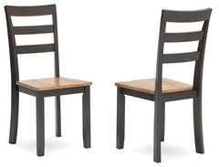Complement your homeâ€™s simply relaxed sensibility with this dining chair. A handsome dark brown hue offers a chic contrast to the natural wood tone, for a neutral look that vibes with a variety of aesthetics. Its hard, contoured seat design prioritizes 
