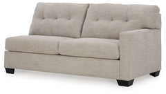 This right-arm facing sofa is made with polyester upholstery. Pairs with other items in the series to make a sectional.<br><br><b>Additional Dimensions</b><br><ul><li>Arm height: 25-"</li><li>Seat depth: 22-"</li><li>Seat height: 20-"</li><li>Top of cushi