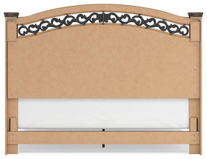 Glosmount - Two-tone - King Poster Bed
