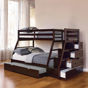 Jason - Twin Over Full Bunk Bed - Espresso
