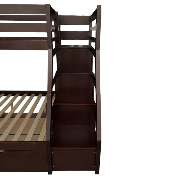 Jason - Twin Over Full Bunk Bed - Espresso