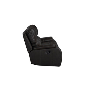 Brookings - Sofa With Dual Recliner - Charcoal