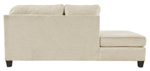  this less-is-more contemporary sectional is dressed to impress with