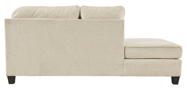  this less-is-more contemporary sectional is dressed to impress with