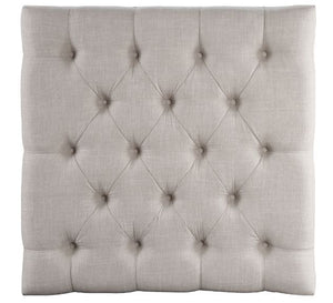 Aizen - Ottoman - Beige Fabric & Espresso Finish