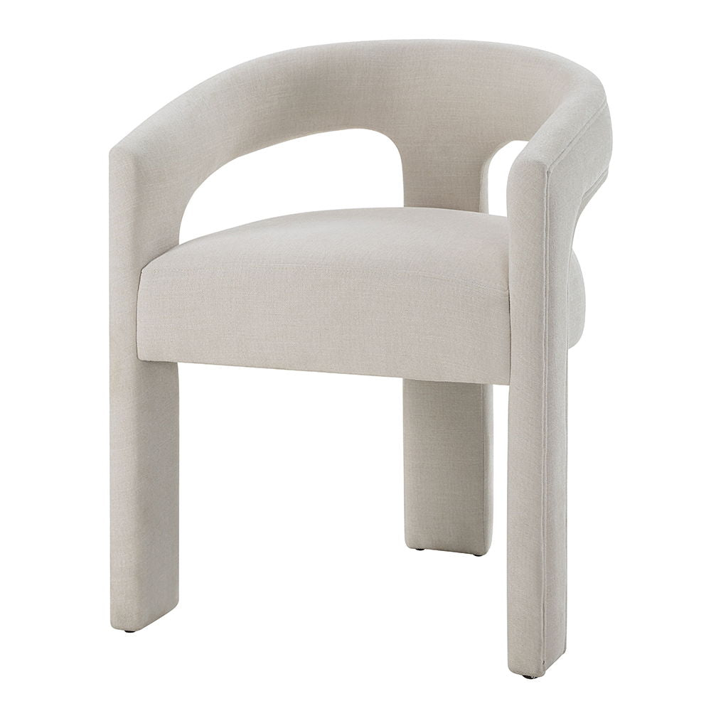 The Gamarya dining collection is designed to provide space for your guests in effortless convenience and tasteful style. This dining collection offers a contemporary vibe to your dining space. The oval tabletop and vertical reeding on the pedestal base le