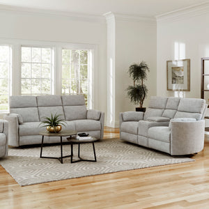 Perfect for relaxing at the end of a long day, this Power Sofa, Loveseat, and Glider-Recliner set features smooth power reclining for ultimate comfort.<br/><br/><b>Product Features</b><ul><li>Frame and wrapped in 100% polyester fabric</li><li>Curved arms<