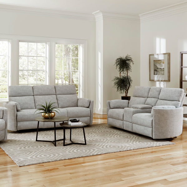 Perfect for relaxing at the end of a long day, this Power Sofa, Loveseat, and Glider-Recliner set features smooth power reclining for ultimate comfort.<br/><br/><b>Product Features</b><ul><li>Frame and wrapped in 100% polyester fabric</li><li>Curved arms<