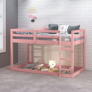 Update your child-'s room with this Gaston II loft bed. The bed is conveniently designed to give you the option to put in a second mattress on the bottom loft space, extra storage space, or even a play area. Never worry about your child-'s safety while th