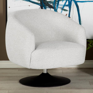  this contemporary swivel accent chair is the perfect addition to a vintage-inspired home. A throwback to a retro era