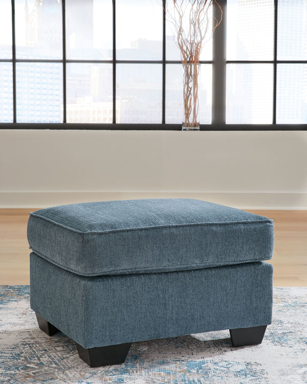 Cashton - Blue - Ottoman