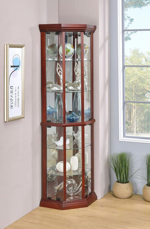  where can you show them all off? This corner curio cabinet is a fantastic place