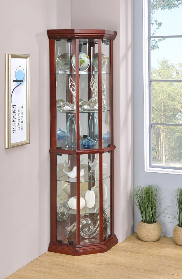  where can you show them all off? This corner curio cabinet is a fantastic place