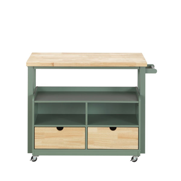  contemporary or beach decor schemes. This modern kitchen island cart feature