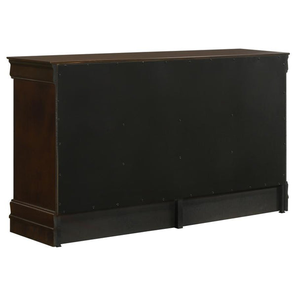 Louis Philippe - 6-Drawer Dresser - Cappuccino