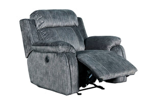 Tango - Glider Recliner With Power Footrest - Shadow