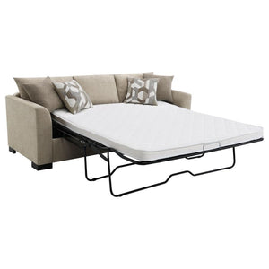 Storey - Upholstered Sleeper Sectional Chaise Sofa - Camel