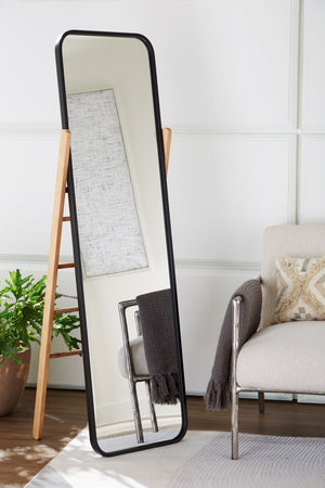  this floor mirror is the very essence of cool